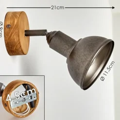 Luminaires Rustiques-hofstein Applique murale Tholen Brun, 1 lumière