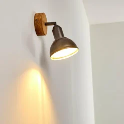 Luminaires Rustiques-hofstein Applique murale Tholen Brun, 1 lumière