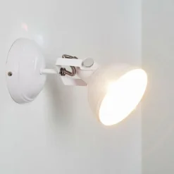 Lampes Industrielles-hofstein Applique murale Tina Blanc, 1 lumière
