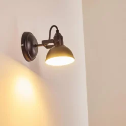 hofstein Applique murale Tina Noir, 1 lumière