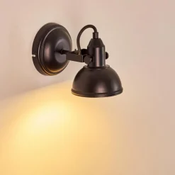 hofstein Applique murale Tina Noir, 1 lumière