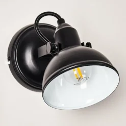 hofstein Applique murale Tina Noir, 1 lumière