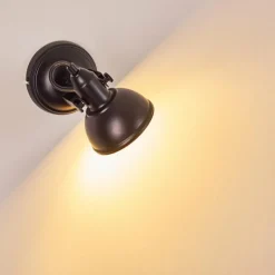 hofstein Applique murale Tina Noir, 1 lumière