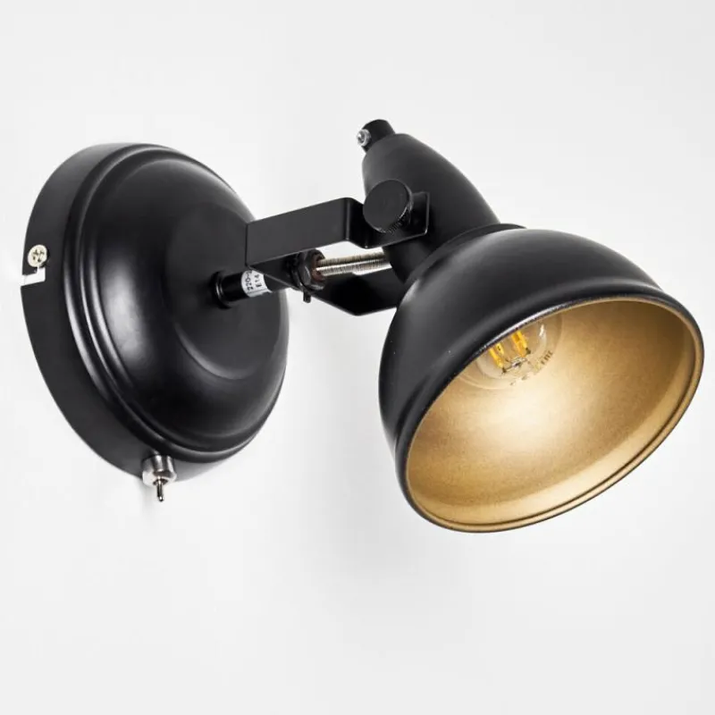 Lampes Industrielles-hofstein Applique murale Tina Noir, 1 lumière