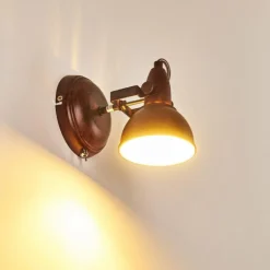 Lampes Industrielles-hofstein Applique murale Tina Rouille, 1 lumière