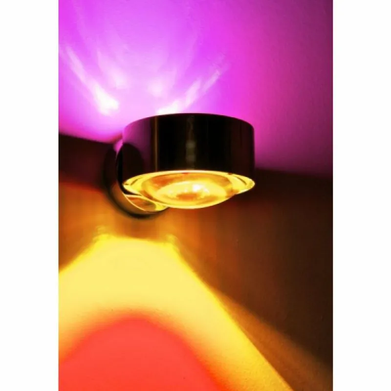 Lampe Design-Top Light Applique murale PukMaxxWall LED Chrome, 2 lumières