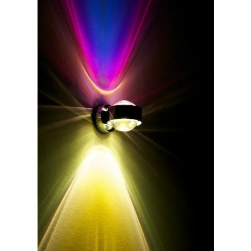 Lampe Design-Top Light Applique murale Top-Light PukWall LED Noir, 2 lumières