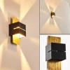 Lampes Dorées-hofstein Applique murale Tora Noir doré, 1 lumière