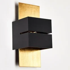 Lampes Dorées-hofstein Applique murale Tora Noir doré, 1 lumière