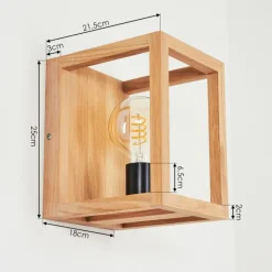 Luminaires Scandinaves-hofstein Applique murale Torreglia Brun, 1 lumière