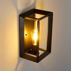 Lampes Vintages & Rétros-hofstein Applique murale Traryd Noir, 1 lumière