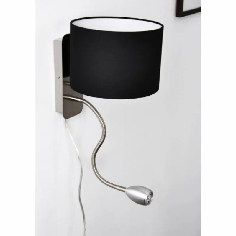 Lampes En Tissu-Luminaires Trio Applique murale Trio 2711 LED Chrome, Nickel mat, 2 lumières