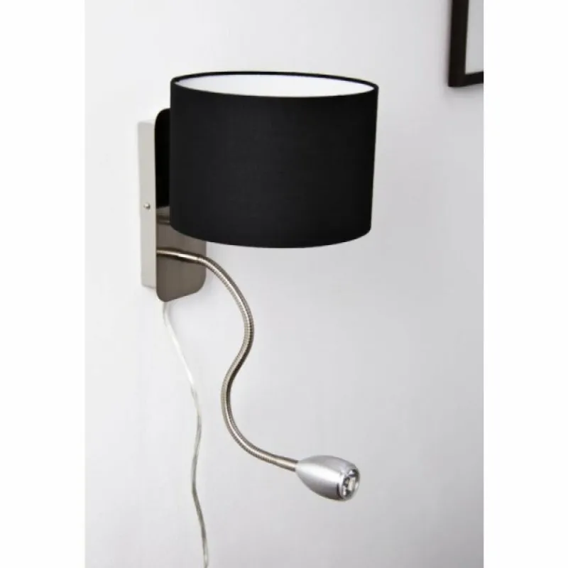 Lampes En Tissu-Luminaires Trio Applique murale Trio 2711 LED Chrome, Nickel mat, 2 lumières