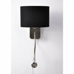 Lampes En Tissu-Luminaires Trio Applique murale Trio 2711 LED Chrome, Nickel mat, 2 lumières
