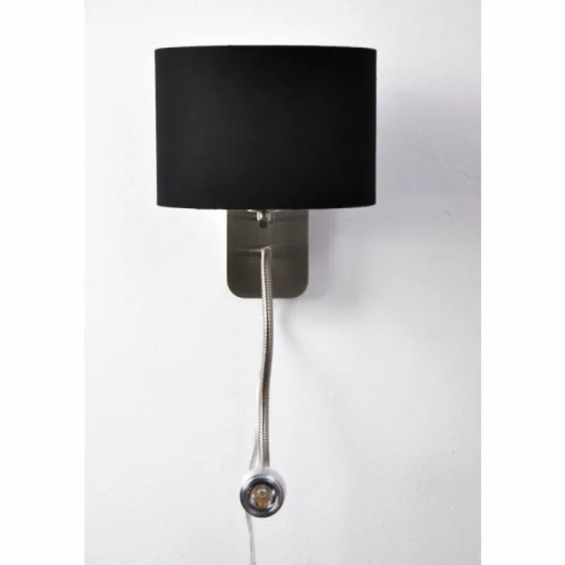 Lampes En Tissu-Luminaires Trio Applique murale Trio 2711 LED Chrome, Nickel mat, 2 lumières