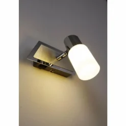 Luminaires Trio Applique murale Trio 8214 LED Aluminium, Chrome, Acier inoxydable, 1 lumière