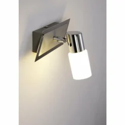 Luminaires Trio Applique murale Trio 8214 LED Aluminium, Chrome, Acier inoxydable, 1 lumière