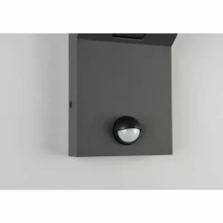 Luminaires Trio Applique murale Trio ADOUR LED Anthracite, 1 lumière, Détecteur de mouvement