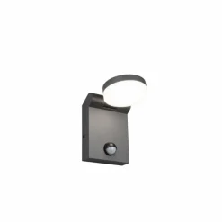 Luminaires Trio Applique murale Trio ADOUR LED Anthracite, 1 lumière, Détecteur de mouvement