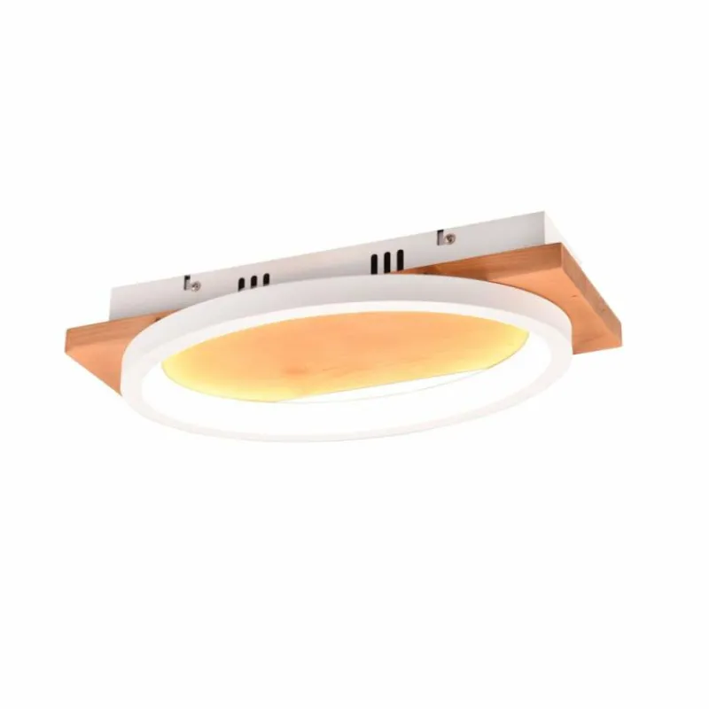 Lampes En Bois-Luminaires Trio Applique murale Trio Barca LED Écru, Blanc, 1 lumière