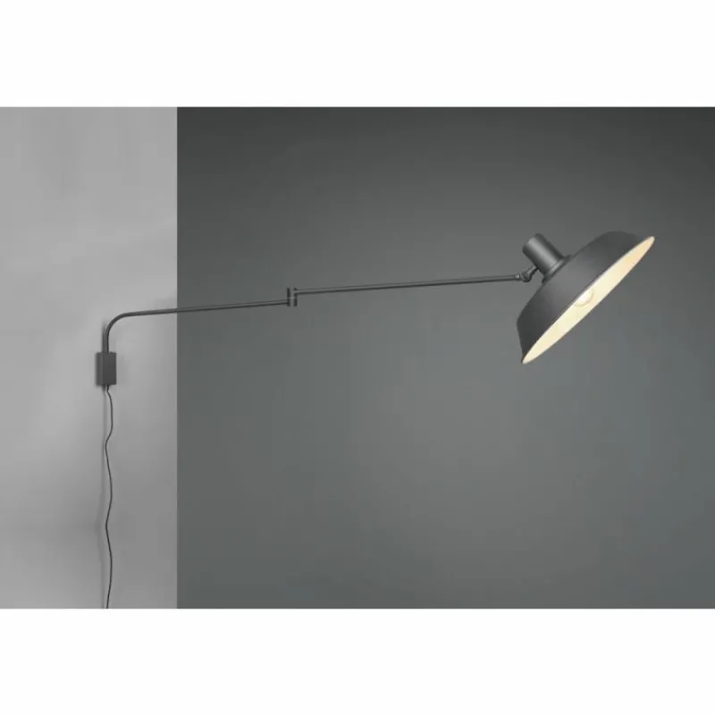 Luminaires Trio Applique murale Trio Bolder LED Noir, 1 lumière* Éclairage Led