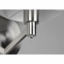 Lampes En Tissu-Luminaires Trio Applique murale Trio Cassio Nickel mat, 1 lumière