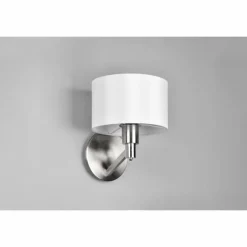 Lampes En Tissu-Luminaires Trio Applique murale Trio Cassio Nickel mat, 1 lumière