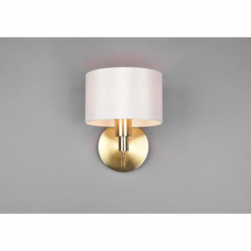 Lampes En Tissu-Luminaires Trio Applique murale Trio Cassio Laiton, 1 lumière