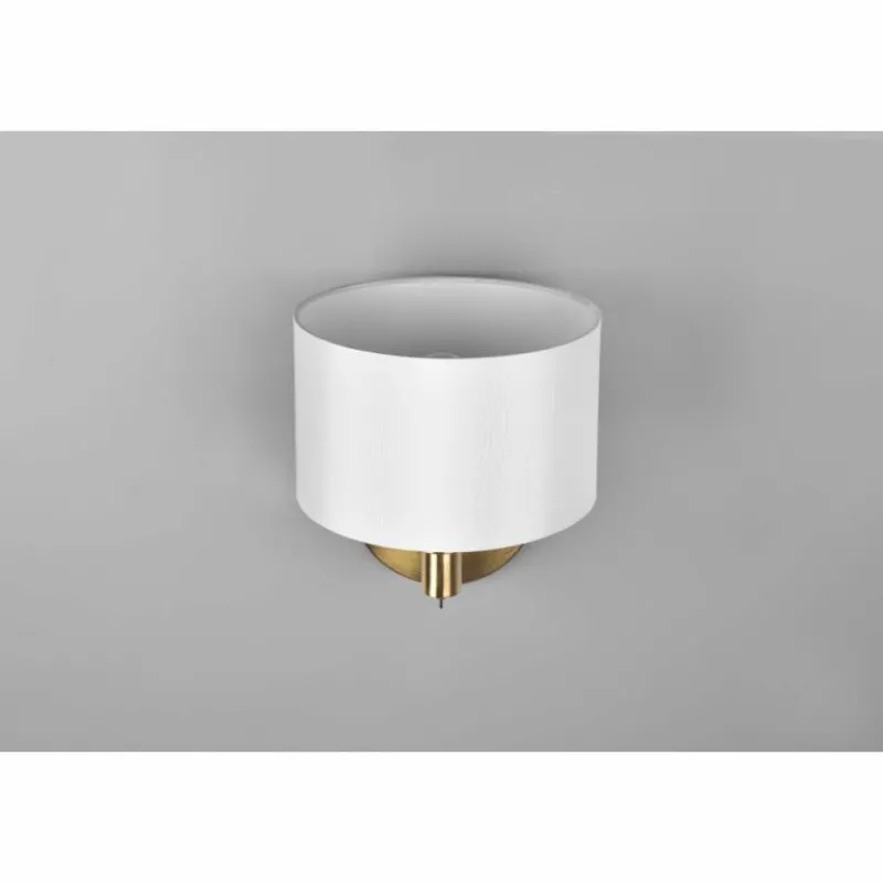 Lampes En Tissu-Luminaires Trio Applique murale Trio Cassio Laiton, 1 lumière