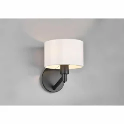 Lampes En Tissu-Luminaires Trio Applique murale Trio Cassio Noir, 1 lumière
