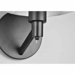 Lampes En Tissu-Luminaires Trio Applique murale Trio Cassio Noir, 1 lumière