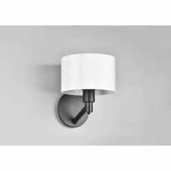 Lampes En Tissu-Luminaires Trio Applique murale Trio Cassio Noir, 1 lumière