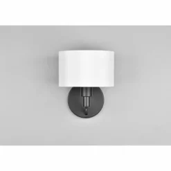 Lampes En Tissu-Luminaires Trio Applique murale Trio Cassio Noir, 1 lumière