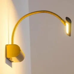 Luminaires Rustiques-Luminaires Trio Applique murale Trio Curtis LED Vieux laiton, Laiton, 1 lumière