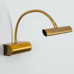 Luminaires Rustiques-Luminaires Trio Applique murale Trio Curtis LED Vieux laiton, Laiton, 1 lumière