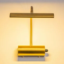 Luminaires Rustiques-Luminaires Trio Applique murale Trio Curtis LED Vieux laiton, Laiton, 1 lumière