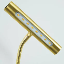 Luminaires Rustiques-Luminaires Trio Applique murale Trio Curtis LED Laiton, 1 lumière