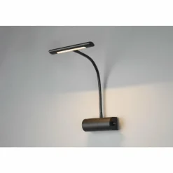 Luminaires Trio Applique murale Trio Curtis LED Noir, 1 lumière* Éclairage Led