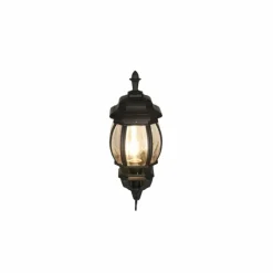 Lampes Vintages & Rétros-Luminaires Trio Applique murale Trio Elvo Noir, 1 lumière