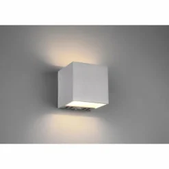 Luminaires Trio Applique murale Trio Figo LED Aluminium, 1 lumière, Télécommandes, Changeur de couleurs