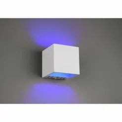 Luminaires Trio Applique murale Trio Figo LED Blanc, 1 lumière, Télécommandes, Changeur de couleurs