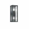 Lampes Vintages & Rétros-Luminaires Trio Applique murale Trio Garonne Anthracite, 2 lumières