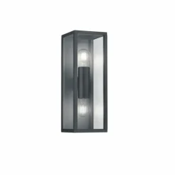 Lampes Vintages & Rétros-Luminaires Trio Applique murale Trio Garonne Anthracite, 2 lumières