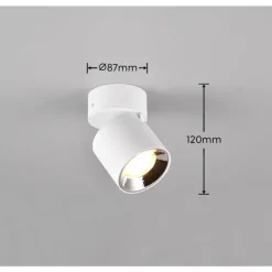 Luminaires Trio Applique murale Trio GUAYANA Blanc, 1 lumière* Spots Et Projecteurs