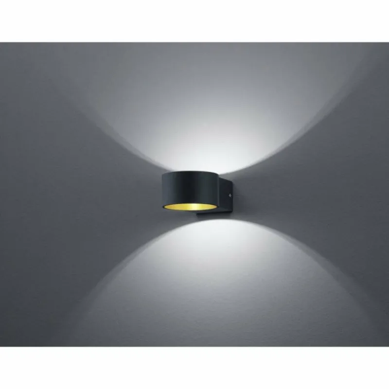 Luminaires Scandinaves-Luminaires Trio Applique murale Trio LACAPO LED Noir, 1 lumière