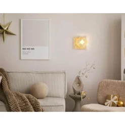 Lampes Dorées-Luminaires Trio Applique murale Trio LEANO LED Or, 1 lumière