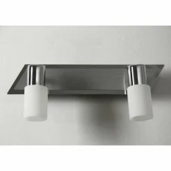 Luminaires Trio Applique murale Trio LED Aluminium, Chrome, Acier inoxydable, 2 lumières