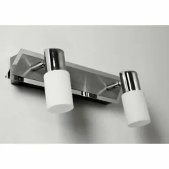 Luminaires Trio Applique murale Trio LED Aluminium, Chrome, Acier inoxydable, 2 lumières