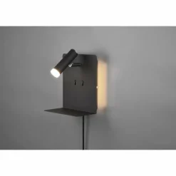 Luminaires Trio Applique murale Trio Leuchten ELEMENT LED Noir, 3 lumières* Éclairage Led