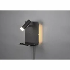 Luminaires Trio Applique murale Trio Leuchten ELEMENT LED Noir, 3 lumières* Éclairage Led